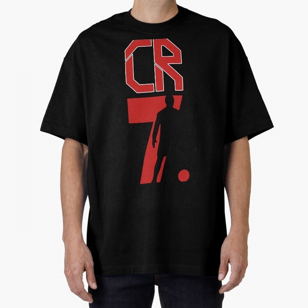 Football World Cup cristiano ronaldo CR7 Legacy Oversized T-Shirt Celebrate the Next Chapter of FIFA World Cup 2026 Capturing Neymar, Haaland and Cristiano Ronaldo, Germany Energy, Championship Spirit, Famous Goals, Roaring Crowds and International