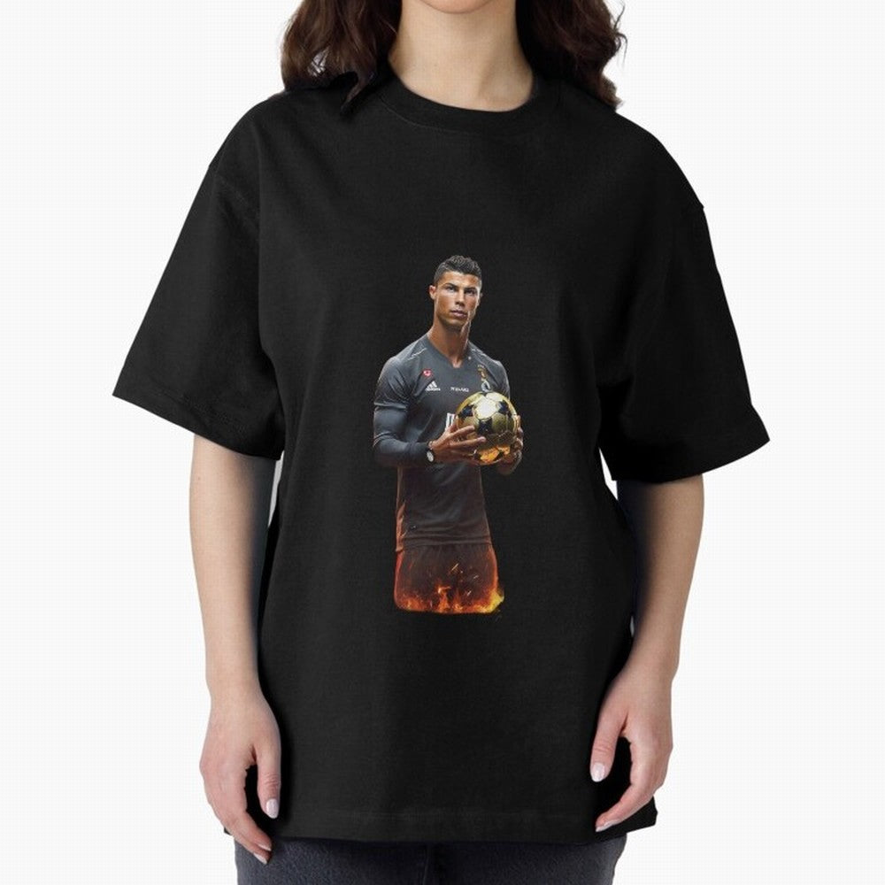 Real Goat Cristiano Ronaldo Oversized T-Shirt Feel FIFA World Cup 2026 Group Stage for Fans of Cristiano Ronaldo, Haaland and CR7 and Argentina and Brazil, Bringing Stadium Chants, National Pride, Trophy Dreams and Unforgettable Football Memories;