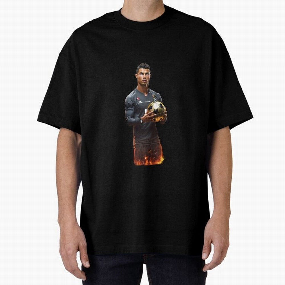 Real Goat Cristiano Ronaldo Oversized T-Shirt Feel FIFA World Cup 2026 Group Stage for Fans of Cristiano Ronaldo, Haaland and CR7 and Argentina and Brazil, Bringing Stadium Chants, National Pride, Trophy Dreams and Unforgettable Football Memories;