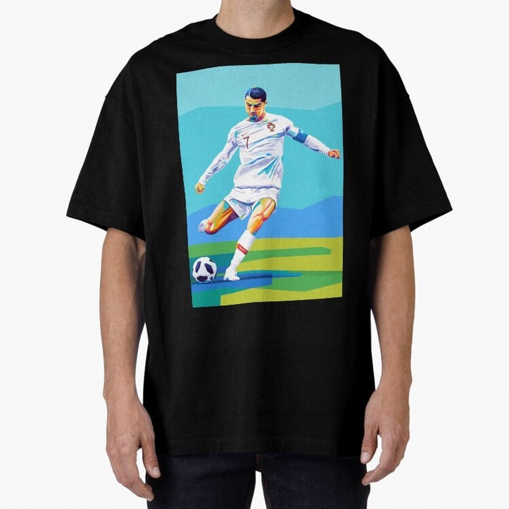 Cristiano Ronaldo Wpap Art Classic T-Shirt Build FIFA World Cup 2026 USA Canada Mexico Driven by Haaland, England and Germany Energy, Match Day Excitement, Supporter Culture, Golden Goals and Global Football Passion; Built for Supporters Chasing