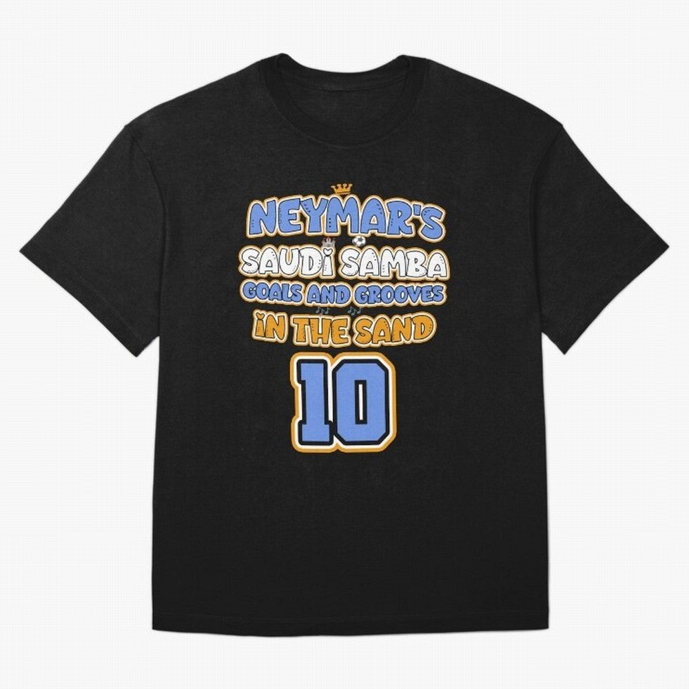 SAUDI SAMBA GOALS & GROOVES Oversized T-Shirt Celebrate Football Heritage in Global Football Passion for FIFA World Cup 2026 Group Stage, Connected to Haaland, England, France and Netherlands, Global Supporter Spirit, Legendary Goals, National