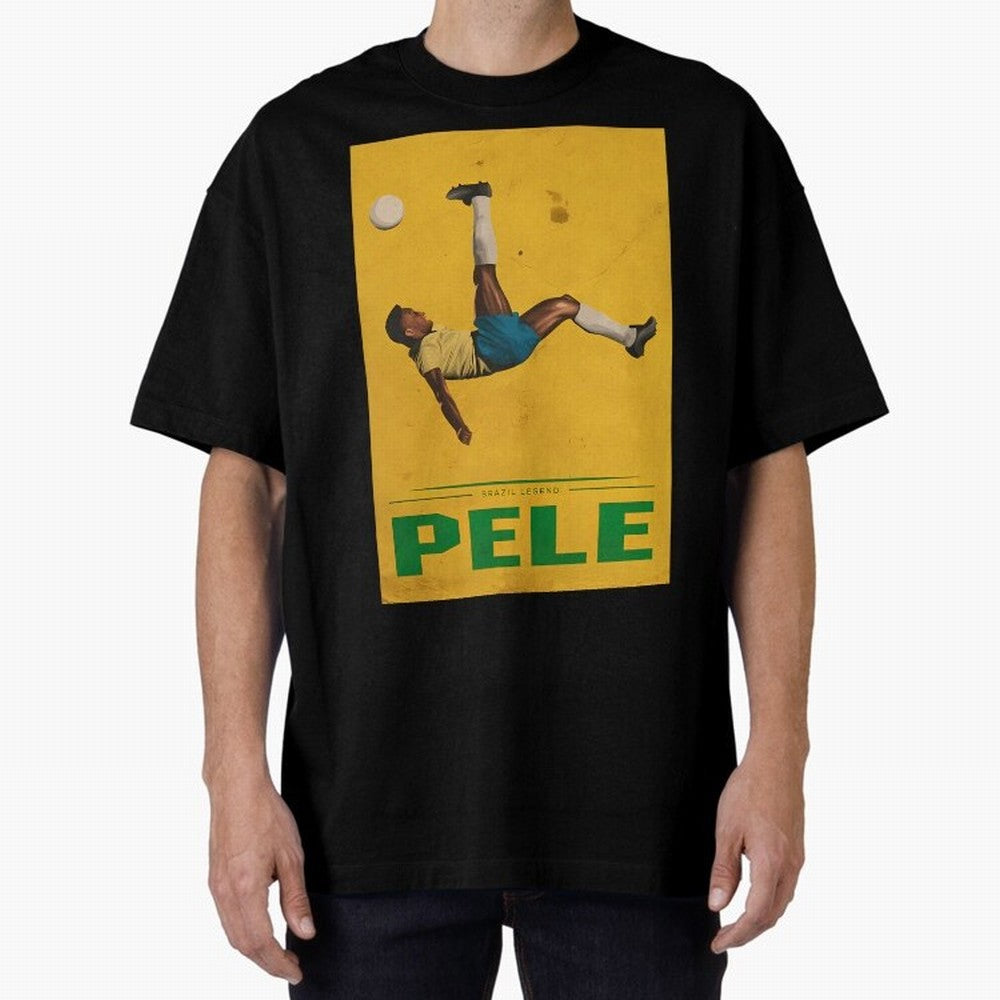 Pele Art Essential T-Shirt Feel International Energy from Global Football Passion for FIFA World Cup 2026, Inspired by Neymar, Haaland and Cristiano Ronaldo, France and Portugal, Fan Favorite Moments, National Team Passion, Big Match Drama and