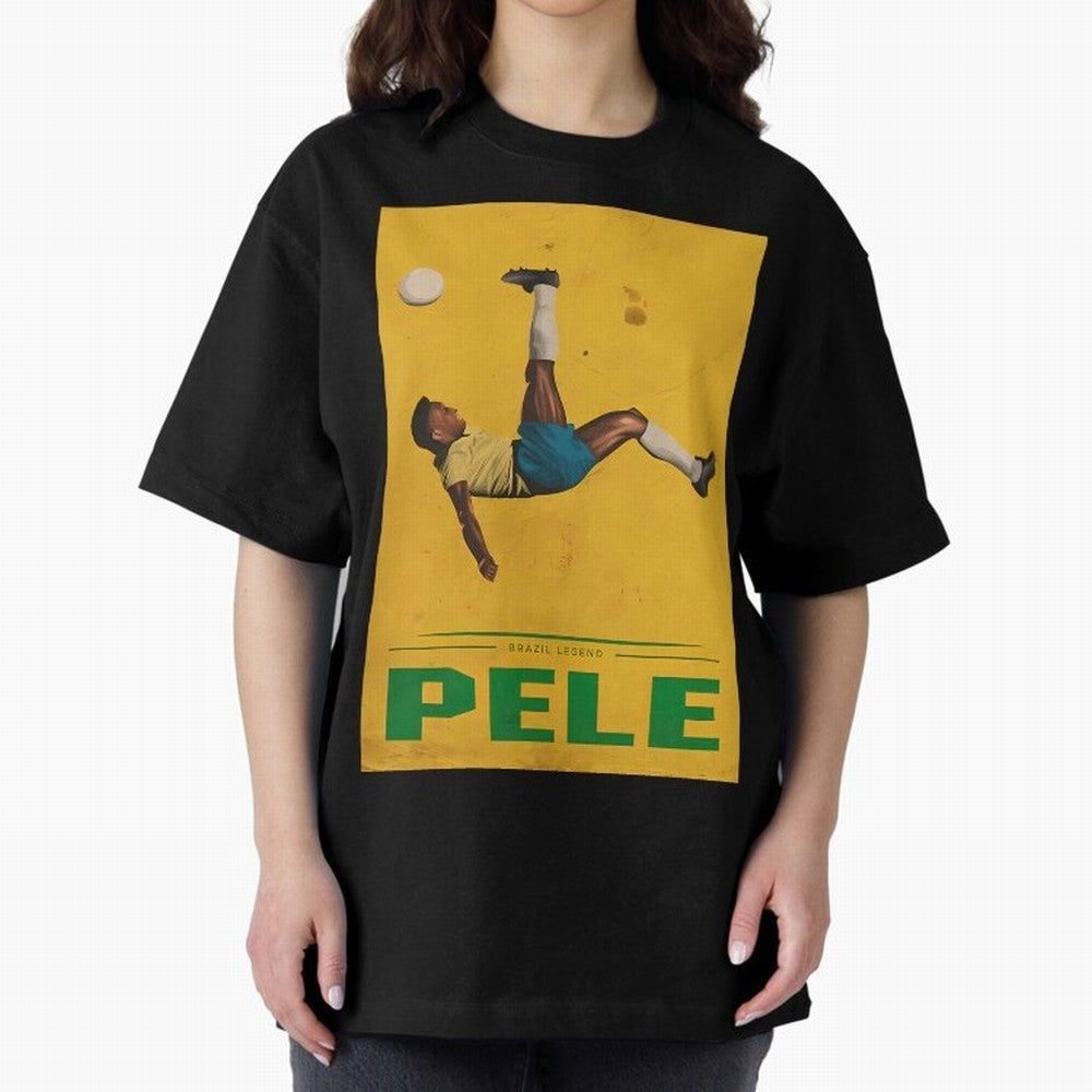 Pele Art Essential T-Shirt Feel International Energy from Global Football Passion for FIFA World Cup 2026, Inspired by Neymar, Haaland and Cristiano Ronaldo, France and Portugal, Fan Favorite Moments, National Team Passion, Big Match Drama and
