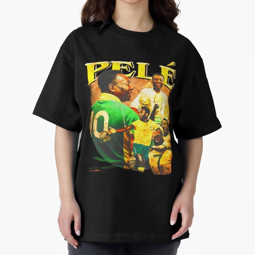 Pele The King Essential T-Shirt Showcase FIFA World Cup 2026 USA Canada Mexico Spirit, Centered on Germany, Mbappe and Neymar, Vintage Soccer Flavor, Modern Football Stars, National Flags and Final Night Emotion; Ideal for Fans Who Follow Messi,