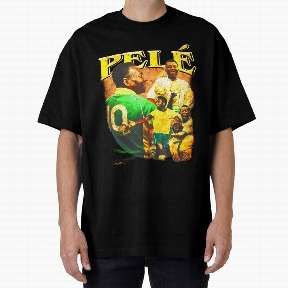 Pele The King Essential T-Shirt Showcase FIFA World Cup 2026 USA Canada Mexico Spirit, Centered on Germany, Mbappe and Neymar, Vintage Soccer Flavor, Modern Football Stars, National Flags and Final Night Emotion; Ideal for Fans Who Follow Messi,