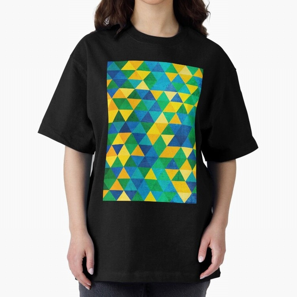 Geometric Brazil colors Classic T-Shirt Show Match Day Excitement for the FIFA World Cup 2026 Journey through Haaland Highlights, Germany Pride, Football Passion, Legendary Performances, Festival Vibes and Supporter Community; Built for Supporters
