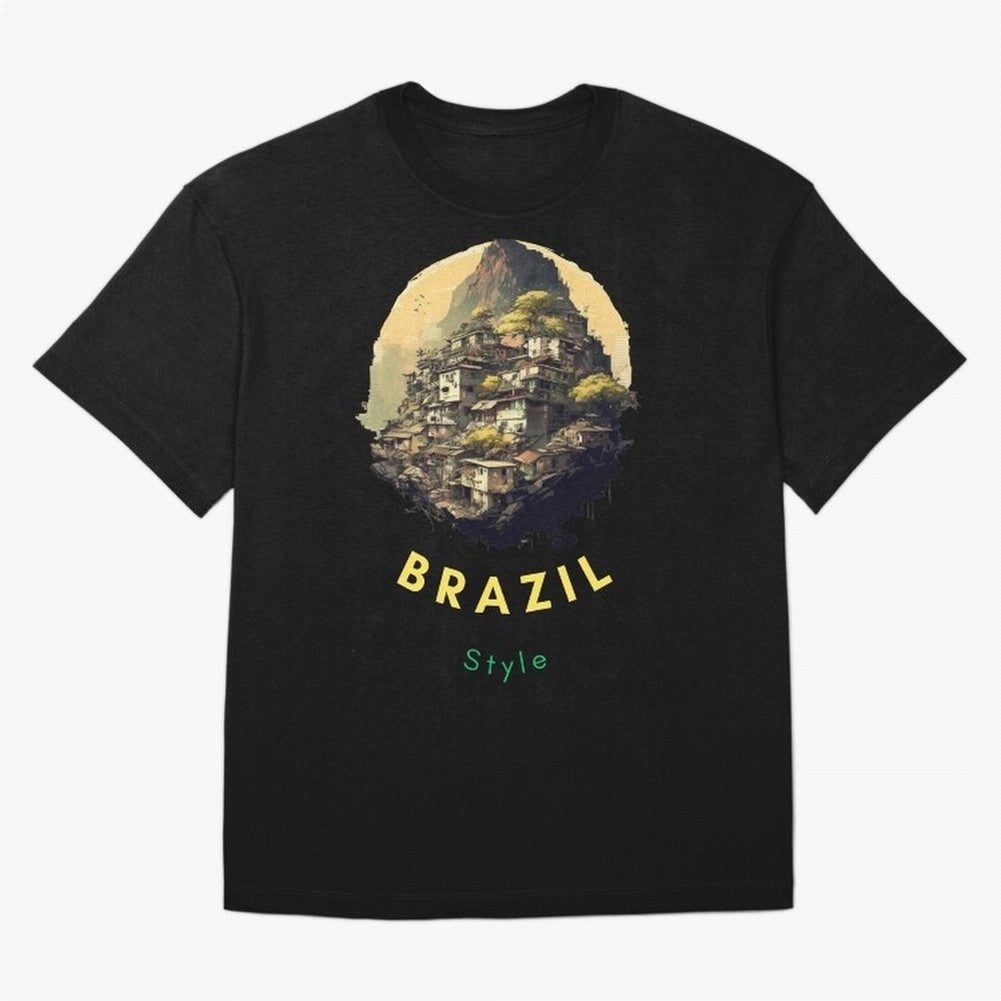 Brazil Style, Japanese Architecture Oversized T-Shirt Keep the Match Day Mood of the FIFA World Cup 2026 Group Stage Journey through Messi, CR7 and Mbappe Highlights, England and Germany Pride, Football Passion, Legendary Performances, Festival