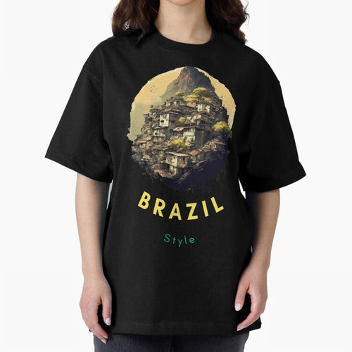 Brazil Style, Japanese Architecture Oversized T-Shirt Keep the Match Day Mood of the FIFA World Cup 2026 Group Stage Journey through Messi, CR7 and Mbappe Highlights, England and Germany Pride, Football Passion, Legendary Performances, Festival