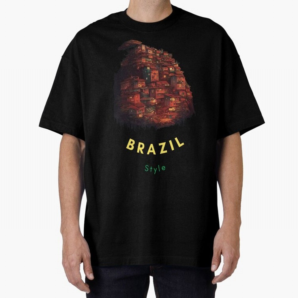 Brazil Style, Japanese Architecture Classic T-Shirt Bring World Football Passion into FIFA World Cup 2026 Highlighting Neymar, Haaland and Cristiano Ronaldo, Brazil Energy, Retro Football Energy, Iconic Rivalries, Trophy Chase Drama and Stadium