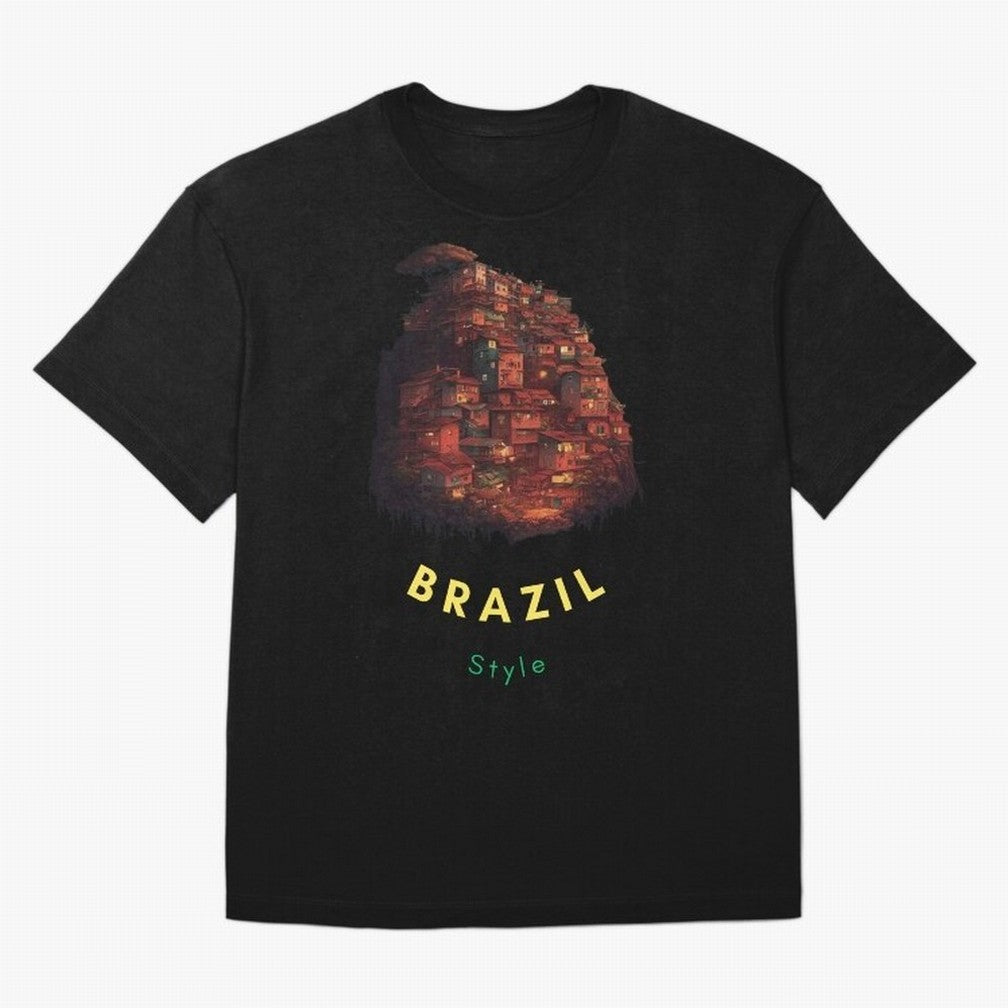 Brazil Style, Japanese Architecture Classic T-Shirt Bring World Football Passion into FIFA World Cup 2026 Highlighting Neymar, Haaland and Cristiano Ronaldo, Brazil Energy, Retro Football Energy, Iconic Rivalries, Trophy Chase Drama and Stadium