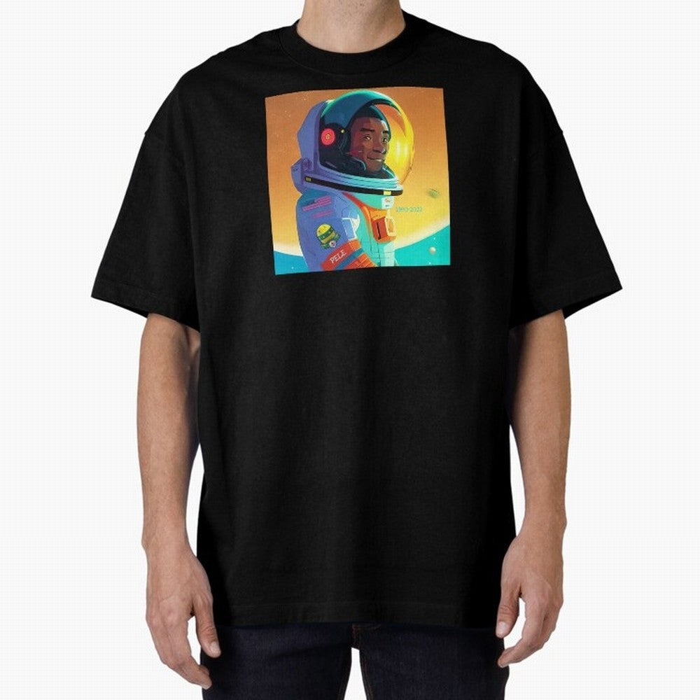 Pele in space looking game Classic T-Shirt Relive Legendary Nights from FIFA World Cup 2026 Group Stage Connected to Messi and Cristiano Ronaldo, Netherlands Energy, Vintage Soccer Flavor, Modern Football Stars, National Flags and Final Night