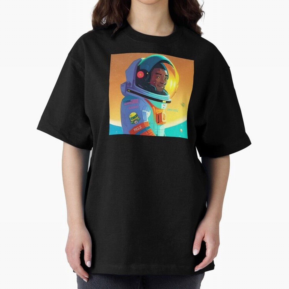 Pele in space looking game Classic T-Shirt Relive Legendary Nights from FIFA World Cup 2026 Group Stage Connected to Messi and Cristiano Ronaldo, Netherlands Energy, Vintage Soccer Flavor, Modern Football Stars, National Flags and Final Night