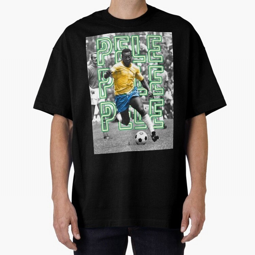Pele The G.O.A.T. Classic T-Shirt Cheer for Global Football Passion for FIFA World Cup 2026, Connected to Mbappe and Neymar, Brazil, Portugal and Argentina, Vintage Soccer Flavor, Modern Football Stars, National Flags and Final Night Emotion;