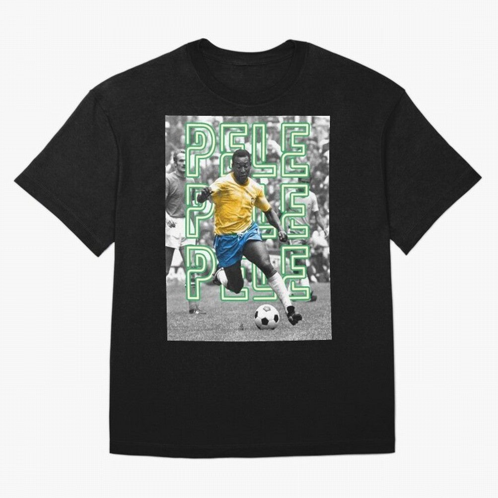 Pele The G.O.A.T. Classic T-Shirt Cheer for Global Football Passion for FIFA World Cup 2026, Connected to Mbappe and Neymar, Brazil, Portugal and Argentina, Vintage Soccer Flavor, Modern Football Stars, National Flags and Final Night Emotion;
