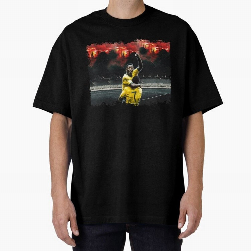 Pele 8K Classic T-Shirt Fuel the Hype around Match Day Hype around FIFA World Cup 2026 USA Canada Mexico, Messi, Neymar and Mbappe, Spain, Global Supporter Spirit, Legendary Goals, National Colors and Tournament Celebration; Created for Match Day