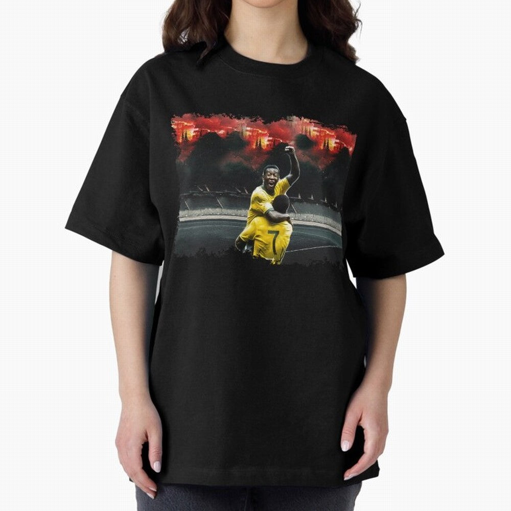 Pele 8K Classic T-Shirt Fuel the Hype around Match Day Hype around FIFA World Cup 2026 USA Canada Mexico, Messi, Neymar and Mbappe, Spain, Global Supporter Spirit, Legendary Goals, National Colors and Tournament Celebration; Created for Match Day