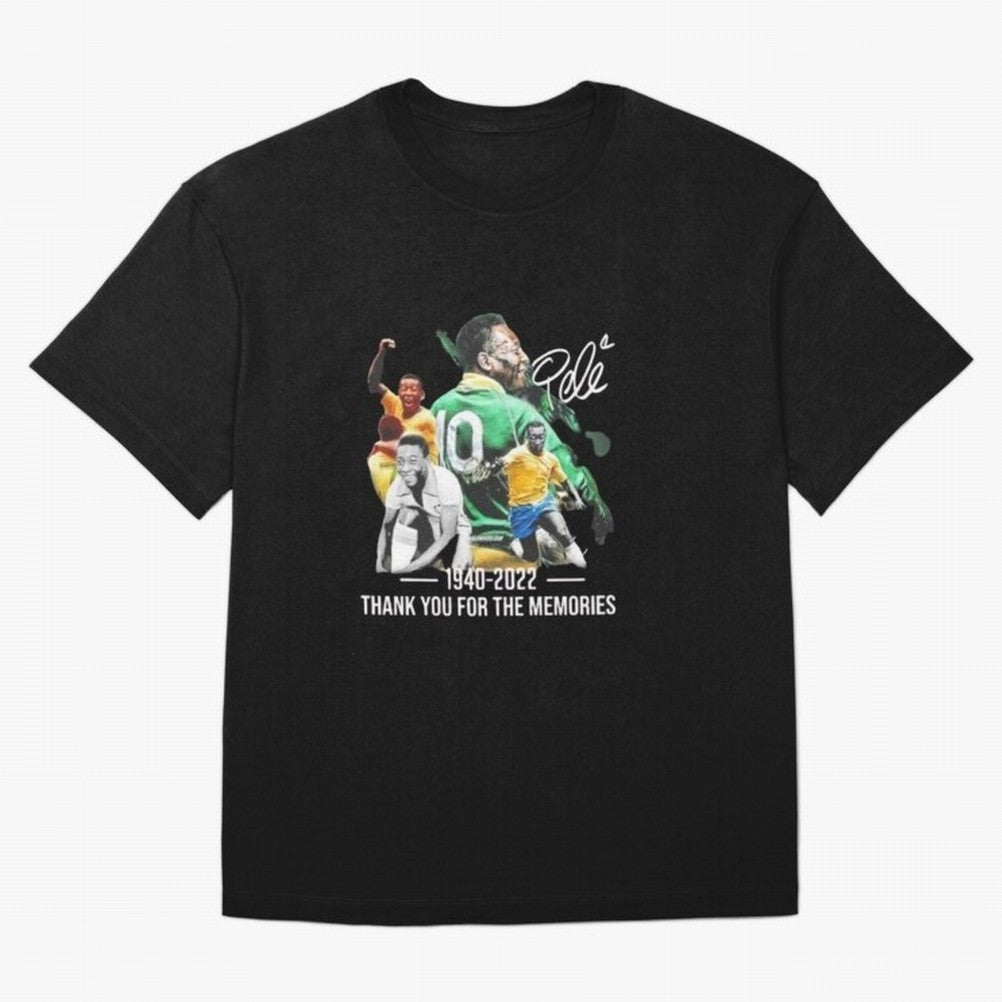 Signed Pele Shirt Active T-Shirt Show Championship Spirit for FIFA World Cup 2026 USA Canada Mexico for Fans of Messi and Cristiano Ronaldo and Portugal, Spain and Germany, Bringing Football Festival Excitement, Trophy Ambitions, Country Rivalries