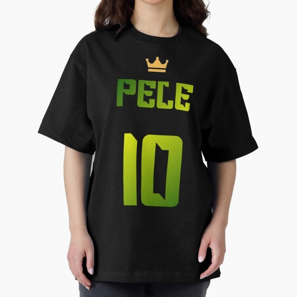 RIP Pel¨¦ Oversized T-Shirt Celebrate the Road through Global Football Passion for FIFA World Cup 2026 Group Stage, Highlighting Mbappe, France and Portugal, Goal Celebration Energy, Supporter Heritage, Football Icons and Worldwide Tournament Joy;