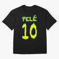 Pel¨¦ 10 Oversized T-Shirt Experience the Global Stage of Global Football Passion for FIFA World Cup 2026, Highlighting Cristiano Ronaldo, Haaland and CR7, France, Fan Favorite Moments, National Team Passion, Big Match Drama and Soccer History;