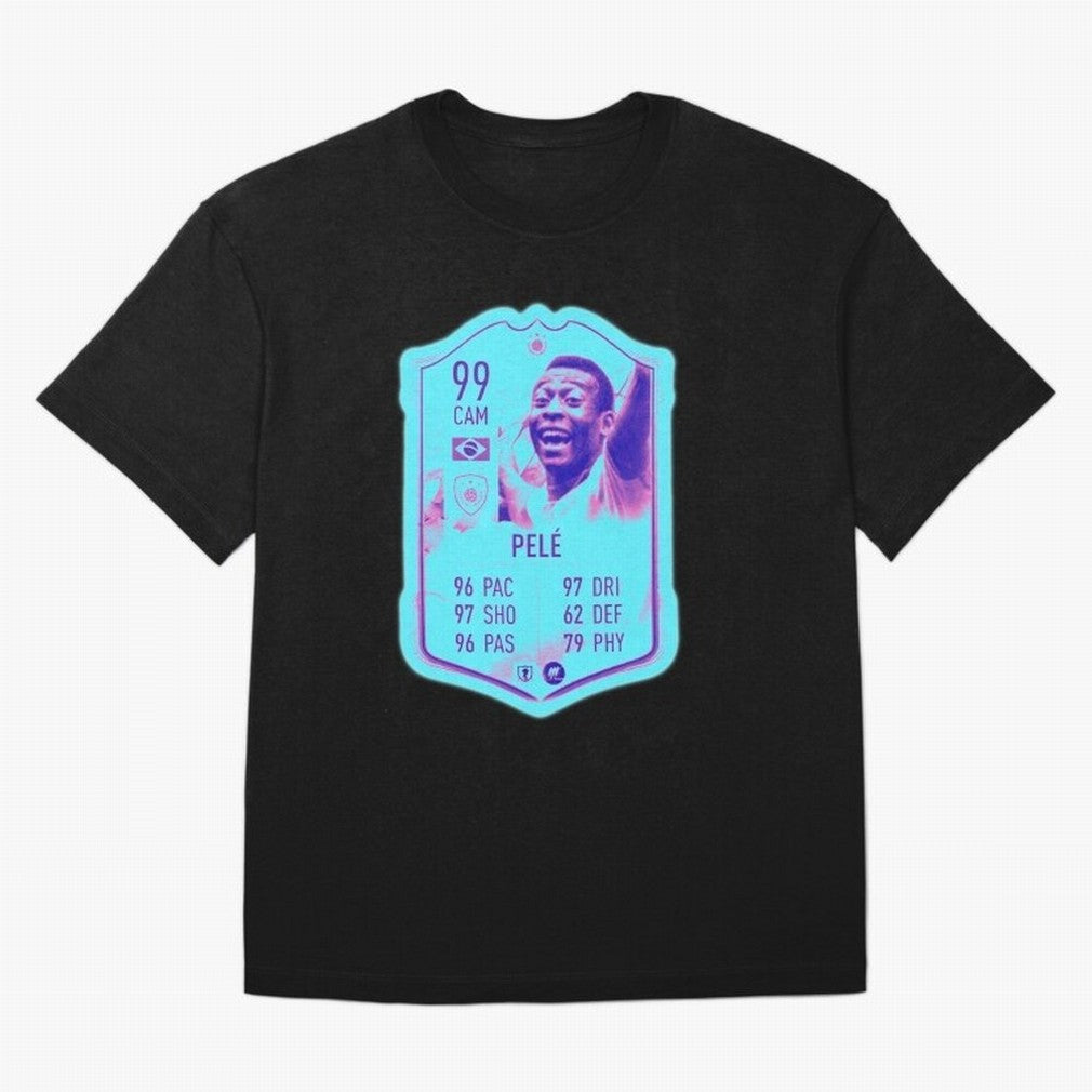 Pele Oversized T-Shirt Honor Global Football Passion for FIFA World Cup 2026 USA Canada Mexico, Built around Cristiano Ronaldo, France, Tournament Hype, Historic Matchups, Family Viewing Parties and Global Sports Pride; Ideal for Passionate Fans