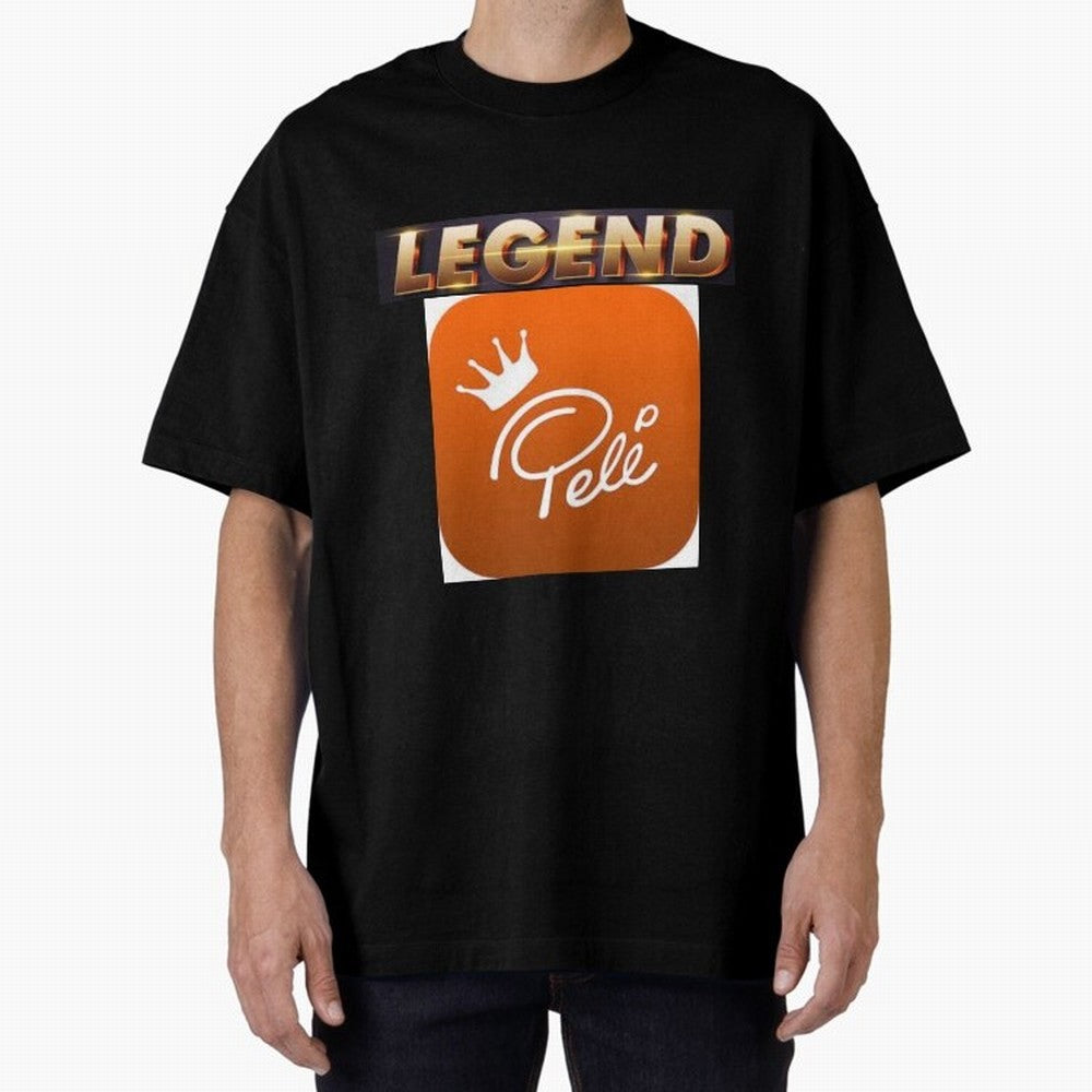 Signed Pele Shirt Oversized T-Shirt Make Memories around Global Football Passion for FIFA World Cup 2026, Capturing Neymar, England and Germany, Global Supporter Spirit, Legendary Goals, National Colors and Tournament Celebration; Ideal for