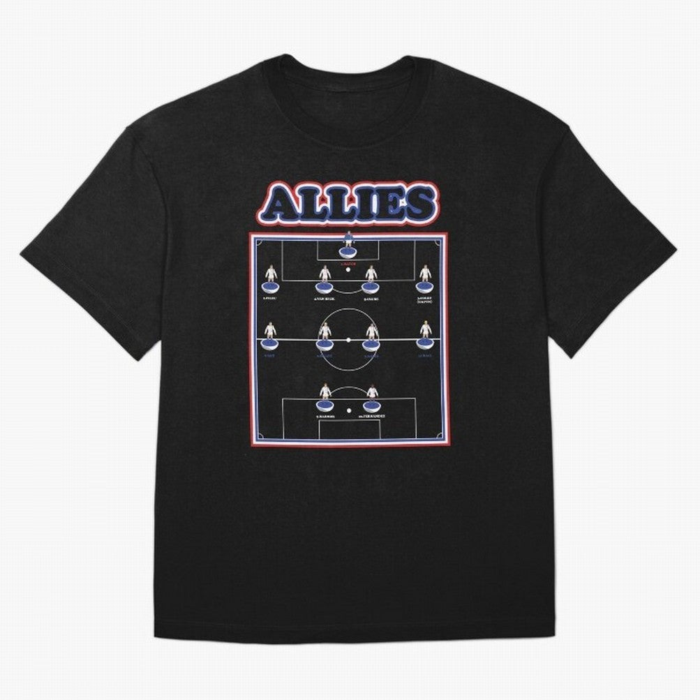 The Allies Team Line Up Oversized T-Shirt Unlock Match Day Hype around FIFA World Cup 2026 Group Stage, Messi, Neymar and Mbappe, Argentina and Brazil, Stadium Chants, National Pride, Trophy Dreams and Unforgettable Football Memories; Created for
