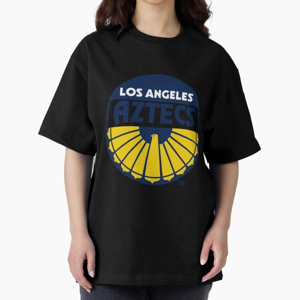 LA AZTECS200 Oversized T-Shirt Bring World Football Passion into Global Football Passion for FIFA World Cup 2026 Group Stage, Connected to Cristiano Ronaldo, Portugal, Soccer Culture, Superstar Moments, National Team Dreams and Competitive Fire;