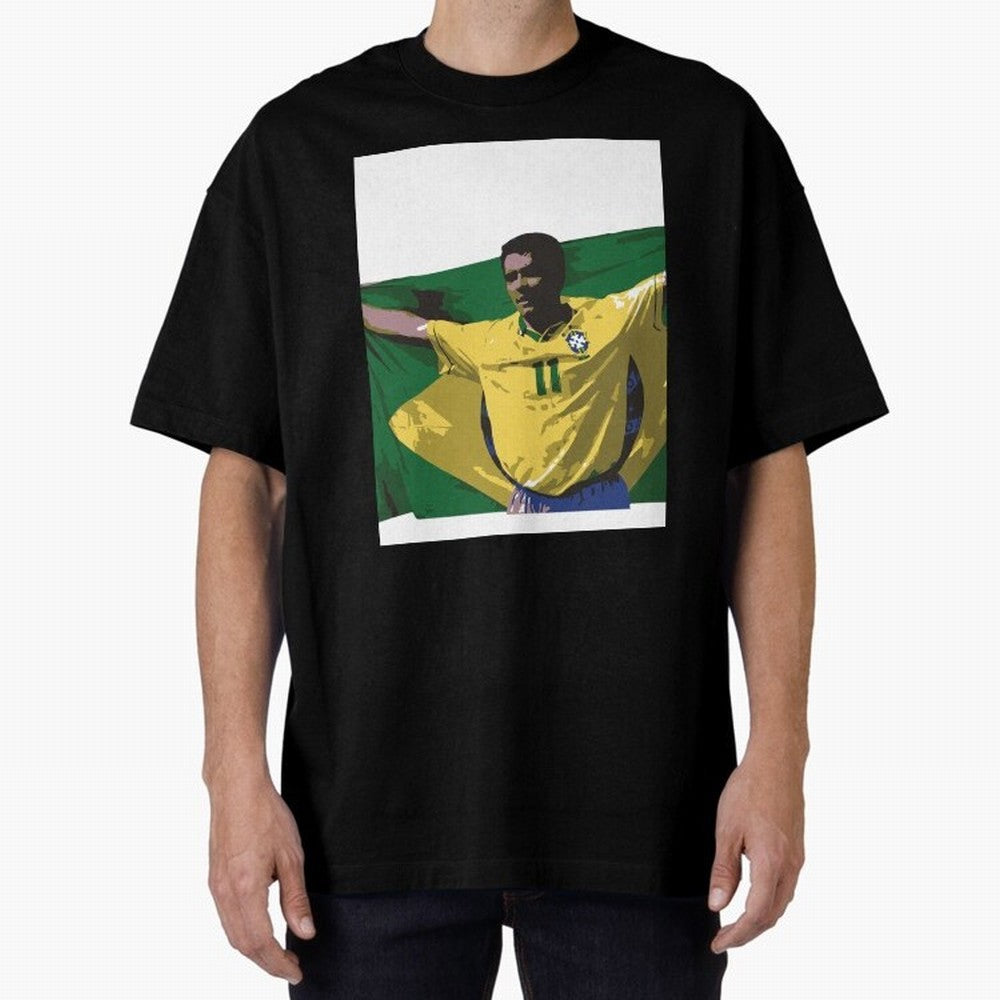Romario brazil flag Essential T-Shirt Celebrate Classic Football Spirit in FIFA World Cup 2026 for Fans of CR7 and Messi and England and Germany, Bringing Football History, Final Match Energy, Crowd Noise and Once in a Lifetime Moments; Great for