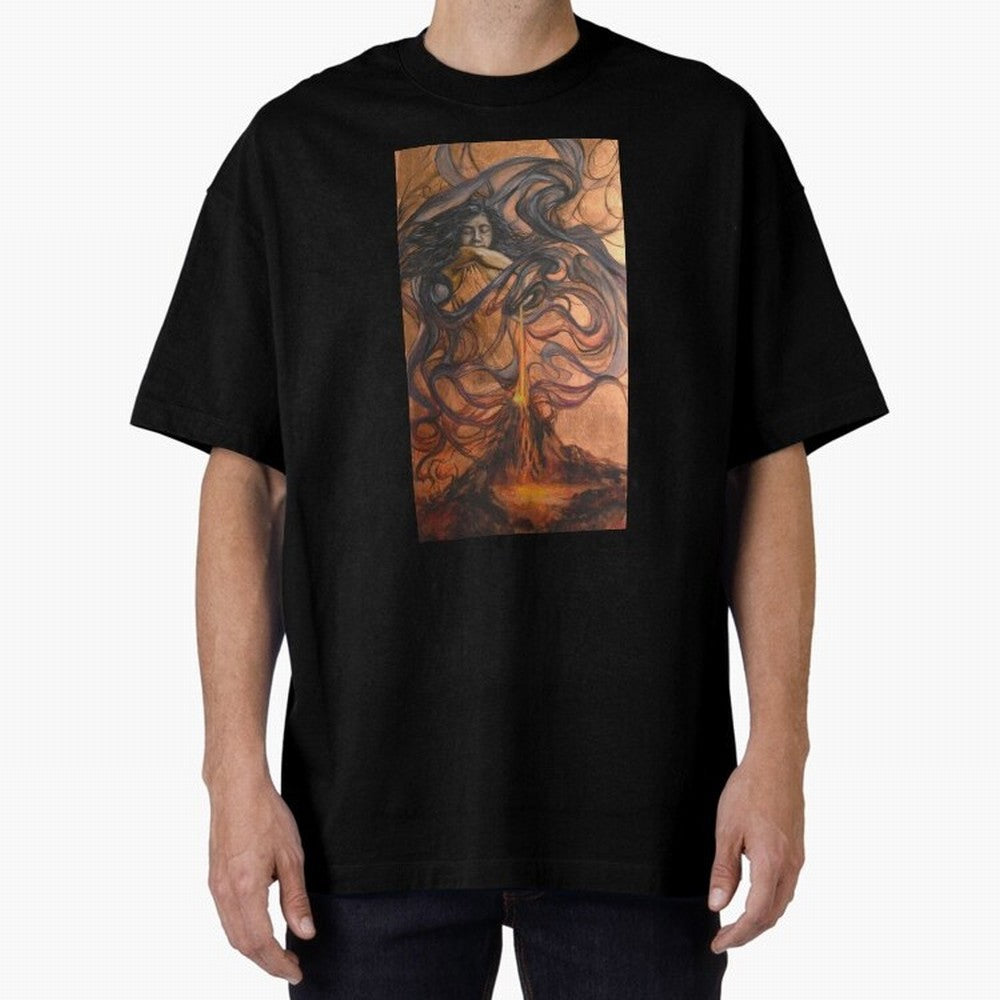 Pele Hawaiian Fire and Volcano Goddess painting Essential T-Shirt Represent Fans Who Live for FIFA World Cup 2026 Group Stage Featuring Messi, CR7 and Mbappe, Brazil Energy, Goal Celebration Energy, Supporter Heritage, Football Icons and Worldwide