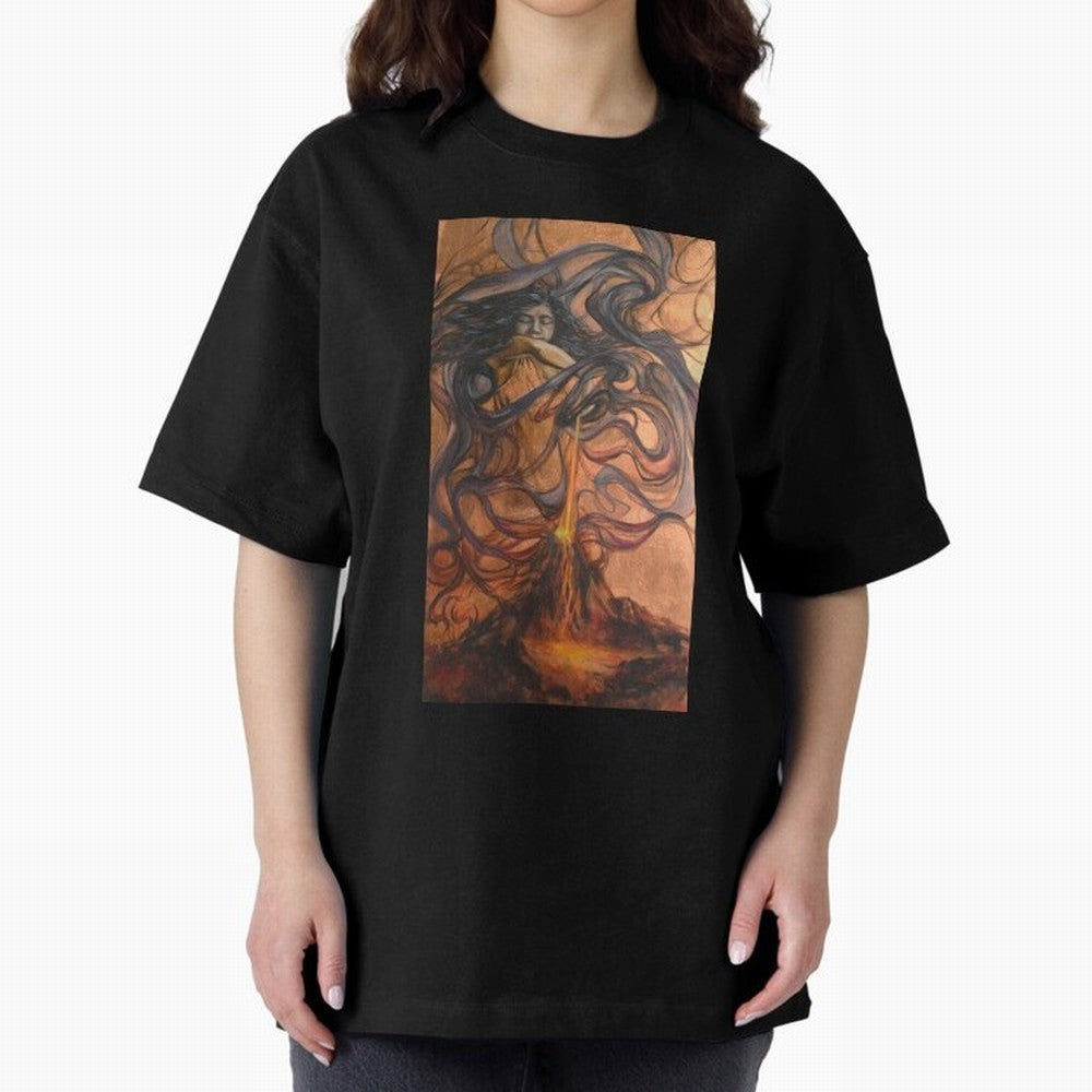 Pele Hawaiian Fire and Volcano Goddess painting Essential T-Shirt Represent Fans Who Live for FIFA World Cup 2026 Group Stage Featuring Messi, CR7 and Mbappe, Brazil Energy, Goal Celebration Energy, Supporter Heritage, Football Icons and Worldwide