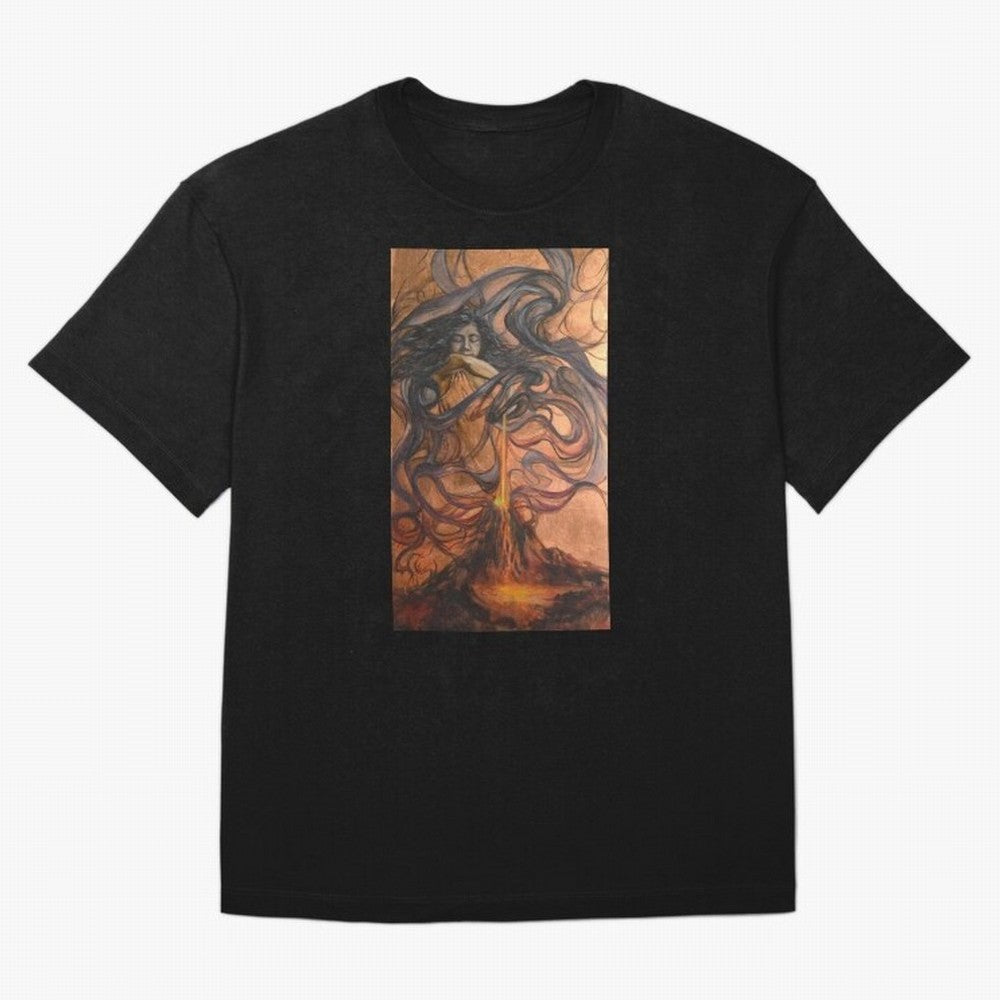Pele Hawaiian Fire and Volcano Goddess painting Essential T-Shirt Represent Fans Who Live for FIFA World Cup 2026 Group Stage Featuring Messi, CR7 and Mbappe, Brazil Energy, Goal Celebration Energy, Supporter Heritage, Football Icons and Worldwide