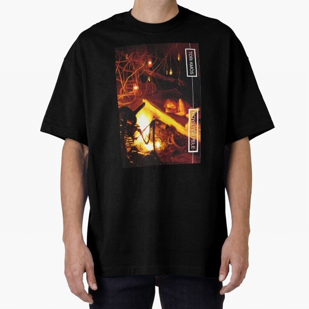 Tori Amos Boys For Pele Promo Alt Cover Album Art Fireside202 Oversized T-Shirt Follow Every Goal of FIFA World Cup 2026 USA Canada Mexico for Fans of Mbappe and Neymar and France and Portugal, Bringing Football Passion, Legendary Performances,