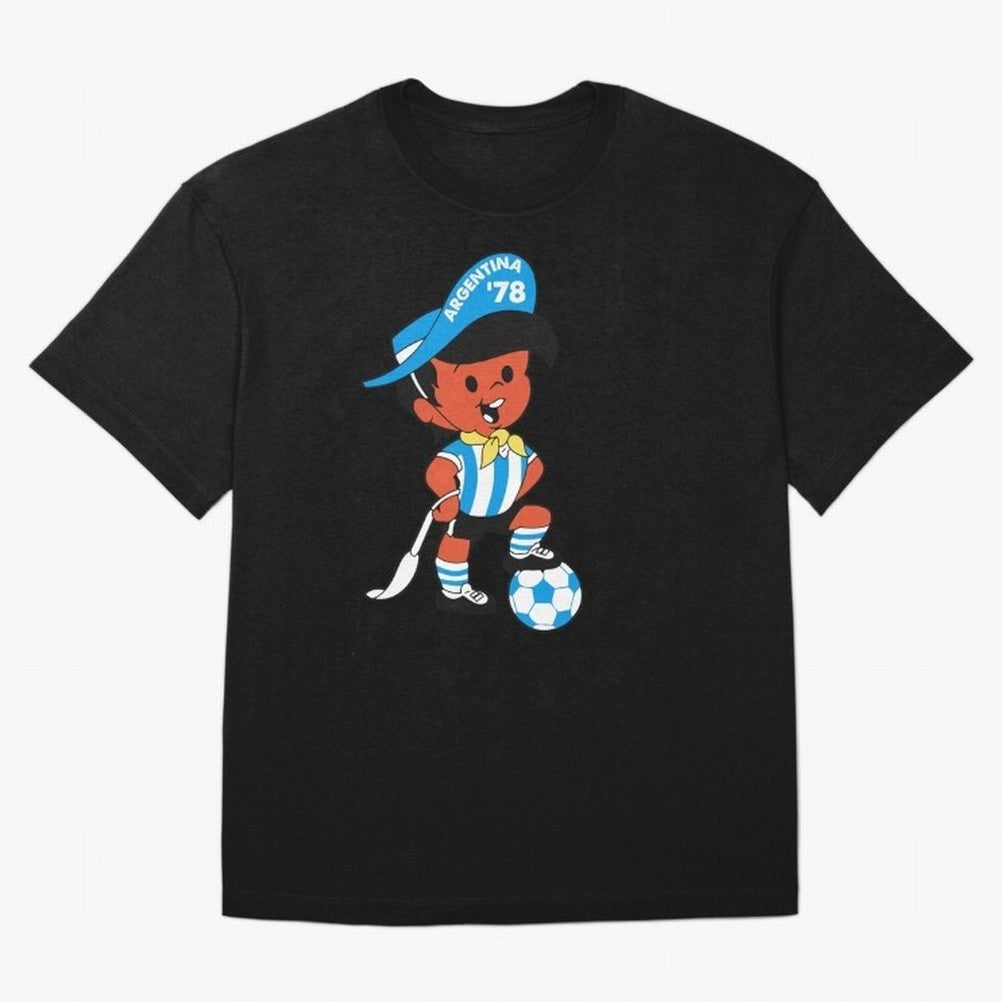 Argentina 78 Mascot Print1 Essential T-Shirt Discover FIFA World Cup 2026 USA Canada Mexico Spirit, Inspired by France and Portugal, Neymar, Haaland and Cristiano Ronaldo, Football Festival Excitement, Trophy Ambitions, Country Rivalries and Star