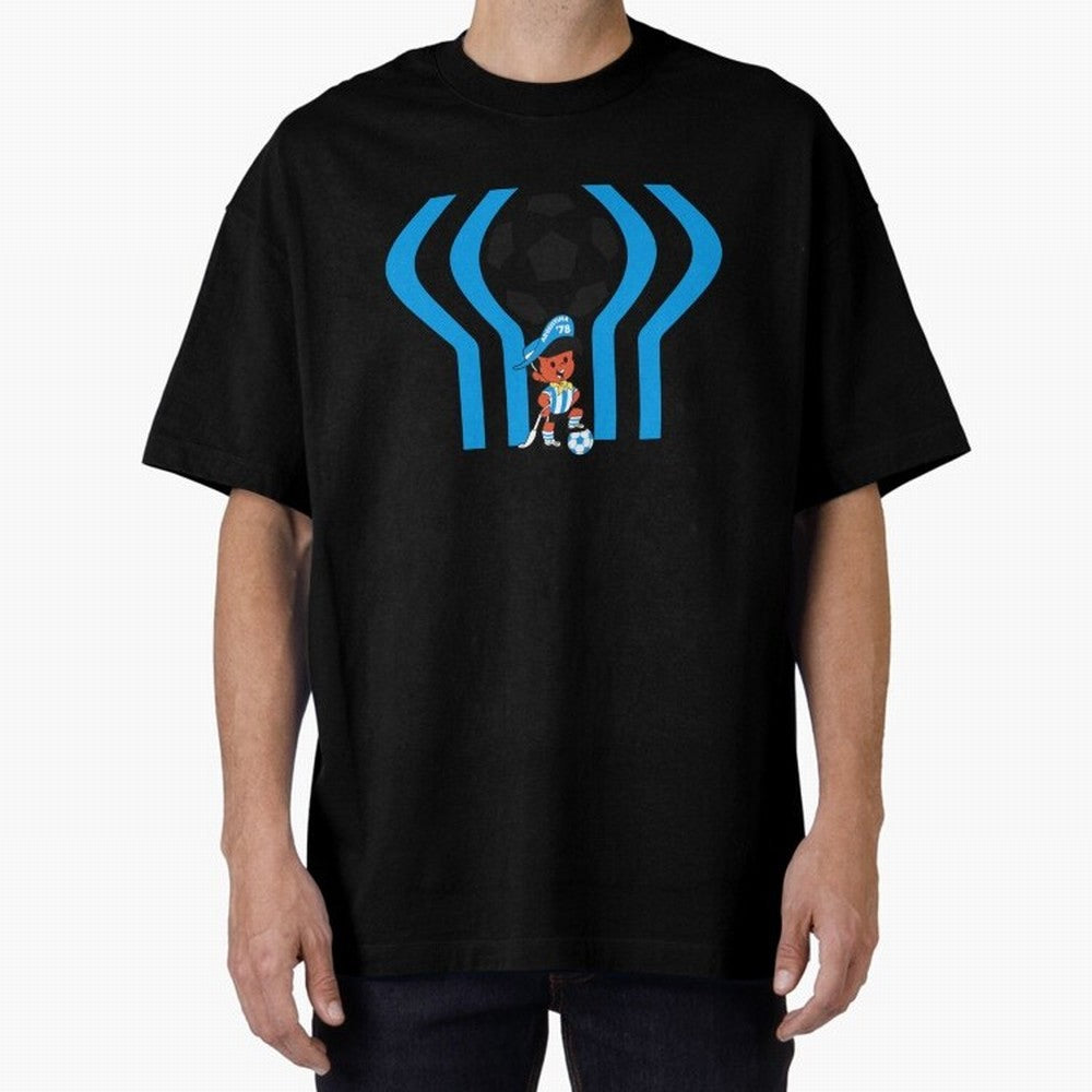 Argentina 78 Mascot Print1 Essential T-Shirt Experience the FIFA World Cup 2026 Journey through Messi and Cristiano Ronaldo Highlights, Argentina and Brazil Pride, Goal Celebration Energy, Supporter Heritage, Football Icons and Worldwide Tournament