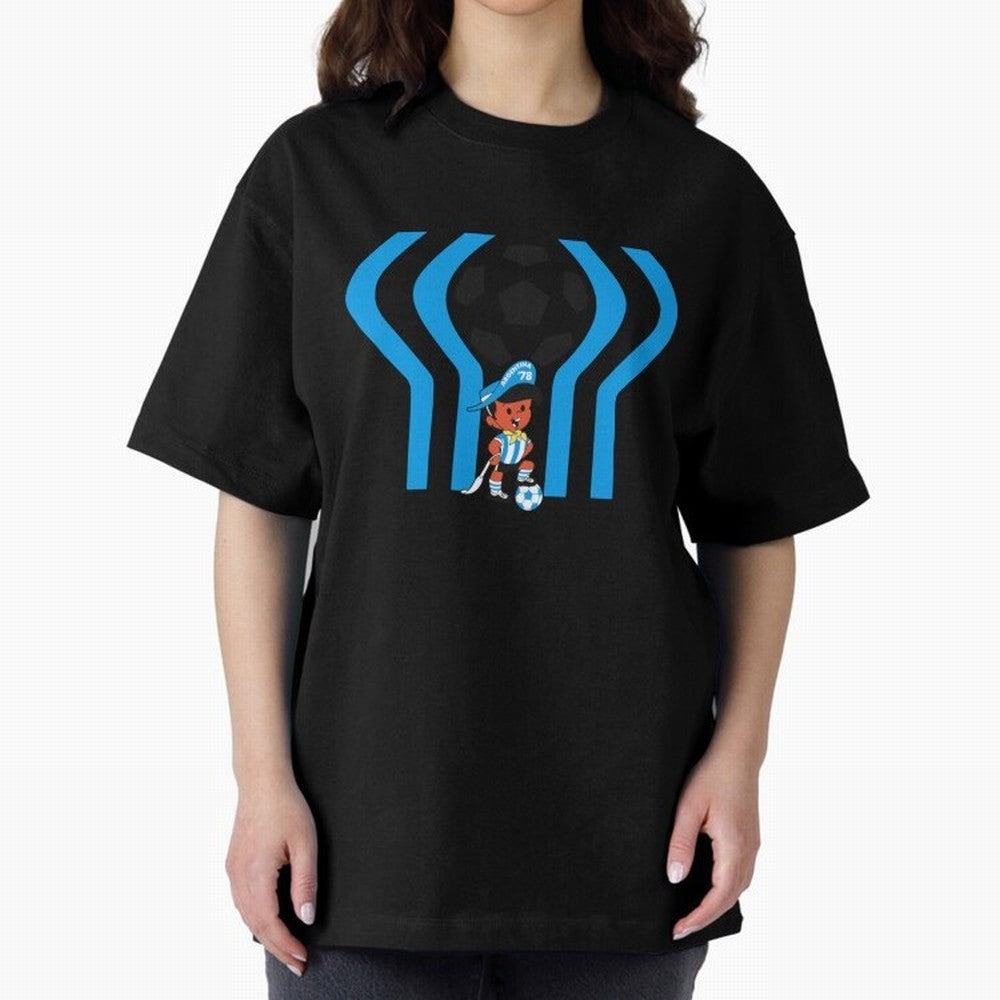 Argentina 78 Mascot Print1 Essential T-Shirt Experience the FIFA World Cup 2026 Journey through Messi and Cristiano Ronaldo Highlights, Argentina and Brazil Pride, Goal Celebration Energy, Supporter Heritage, Football Icons and Worldwide Tournament