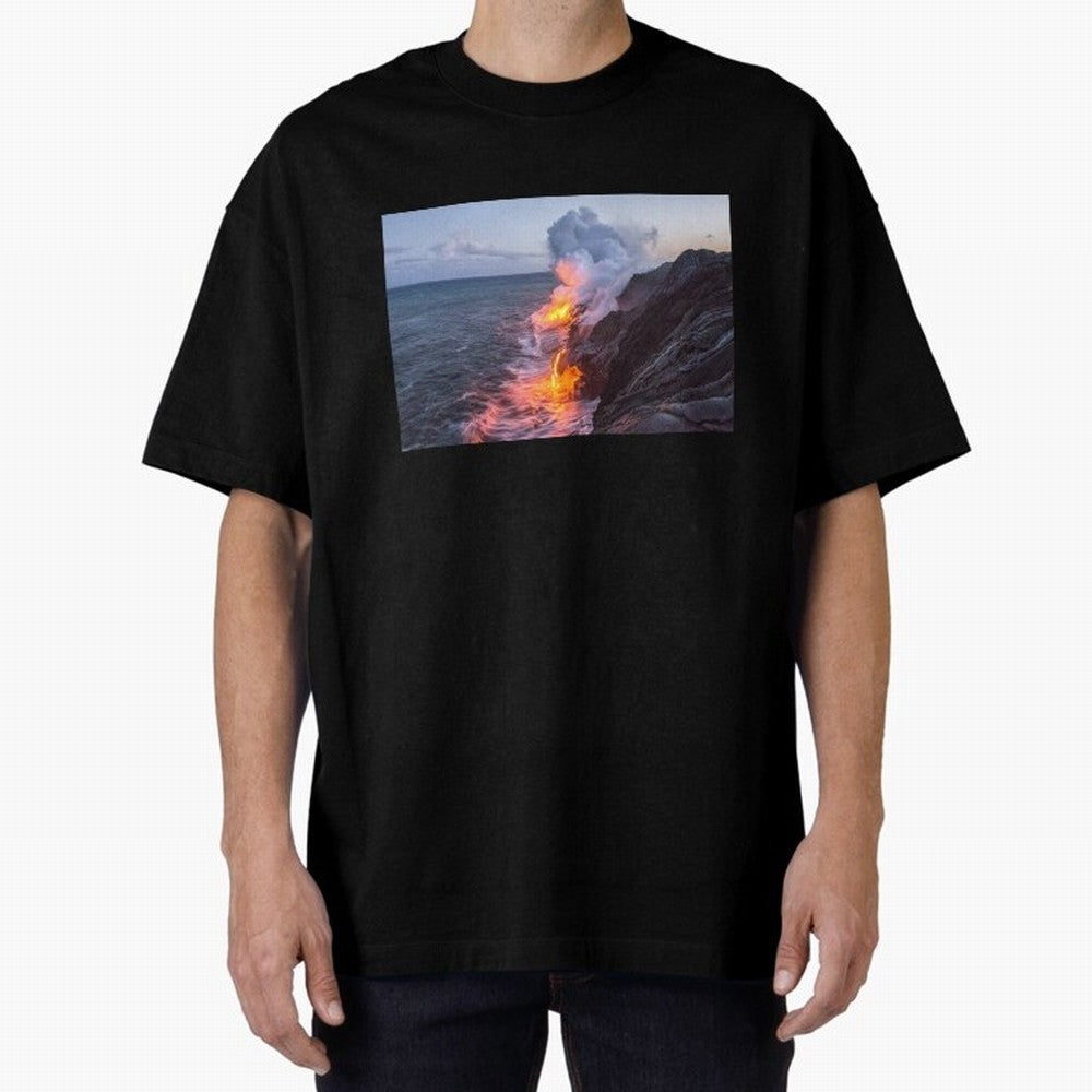 Kilauea Volcano Lava Flow Sea Entry 3 The Big Island Hawaii1 Classic T-Shirt Bring Trophy Dreams to the FIFA World Cup 2026 USA Canada Mexico Journey through Haaland and Mbappe Highlights, Spain Pride, Football Festival Excitement, Trophy
