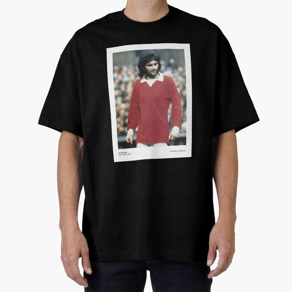 George Best Manchester United1 Oversized T-Shirt Stand Out with Spirit from FIFA World Cup 2026 Group Stage Spirit, Celebrating Brazil, CR7, Championship Spirit, Famous Goals, Roaring Crowds and International Football Unity; Built for Supporters