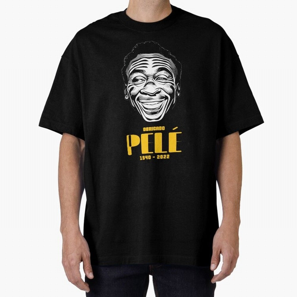 Pel¨¦ O Rei | Obrigado Pel¨¦ Essential T-Shirt Show Championship Spirit for FIFA World Cup 2026 Highlighting Messi, Brazil, Portugal and Argentina Energy, Stadium Chants, National Pride, Trophy Dreams and Unforgettable Football Memories; Made for