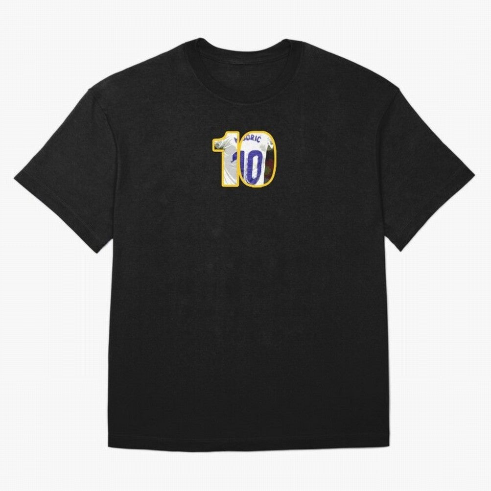 Luka Modric 10 Cut-out Classic T-Shirt Celebrate Golden Goal Energy in Match Day Hype around FIFA World Cup 2026, Mbappe and Neymar, Brazil, Portugal and Argentina, Stadium Chants, National Pride, Trophy Dreams and Unforgettable Football Memories;