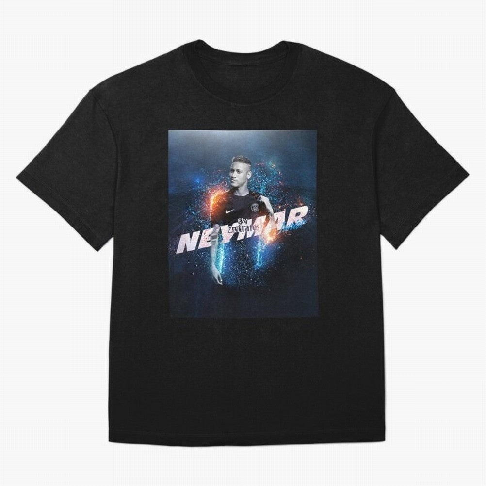 Illustration Neymar Art Classic T-Shirt Represent Football Lovers during FIFA World Cup 2026 USA Canada Mexico for Fans of Haaland and Brazil, Bringing Global Supporter Spirit, Legendary Goals, National Colors and Tournament Celebration; Great for