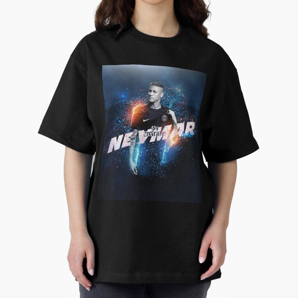 Illustration Neymar Art Classic T-Shirt Represent Football Lovers during FIFA World Cup 2026 USA Canada Mexico for Fans of Haaland and Brazil, Bringing Global Supporter Spirit, Legendary Goals, National Colors and Tournament Celebration; Great for