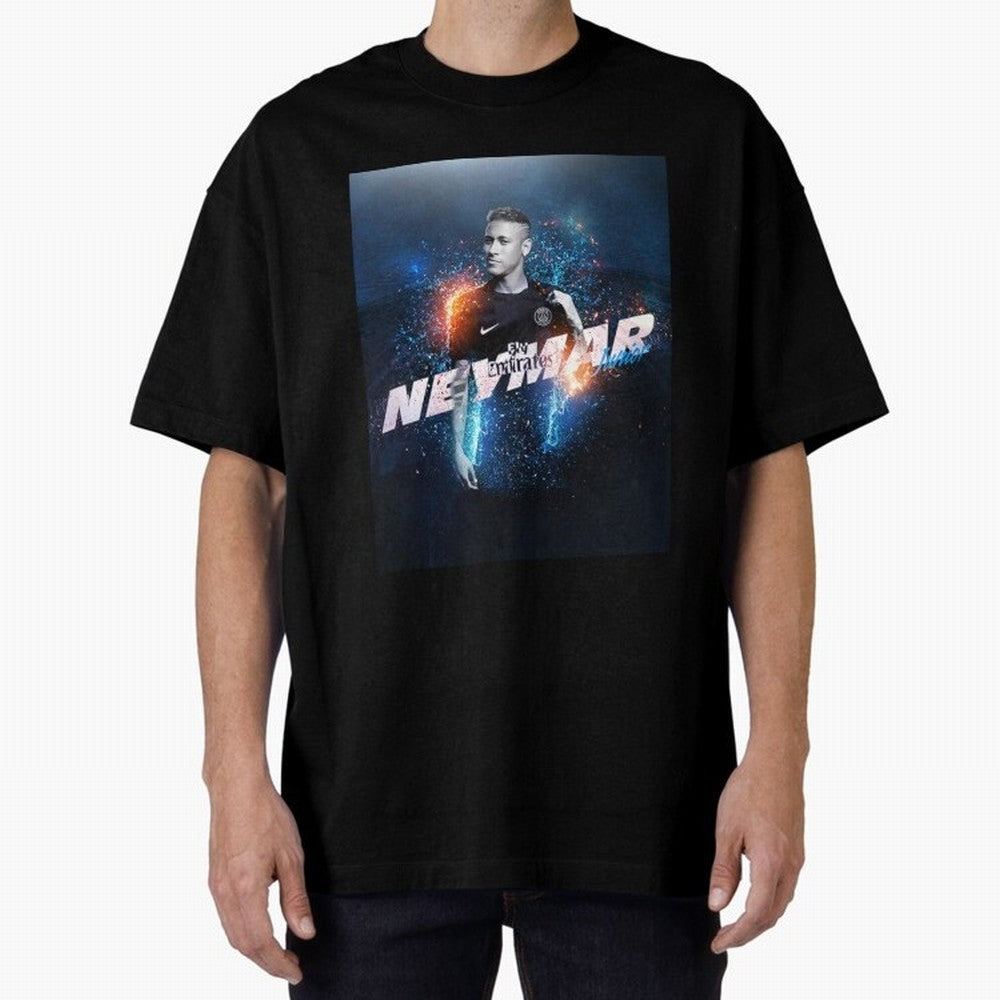 Illustration Neymar Art Classic T-Shirt Represent Football Lovers during FIFA World Cup 2026 USA Canada Mexico for Fans of Haaland and Brazil, Bringing Global Supporter Spirit, Legendary Goals, National Colors and Tournament Celebration; Great for