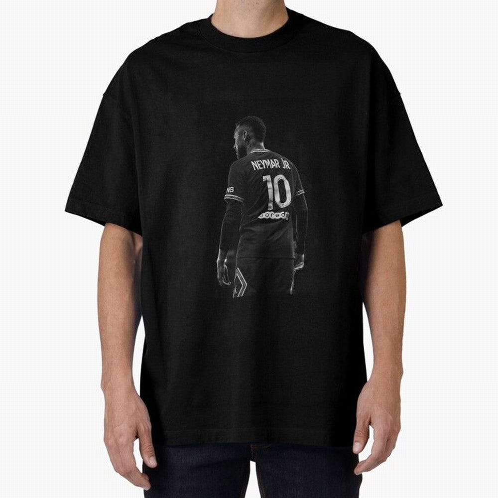 Art Neymar Wallpaper Graphic T-Shirt Back the Journey through Match Day Hype around FIFA World Cup 2026, Mbappe and Neymar, Spain, Retro Football Energy, Iconic Rivalries, Trophy Chase Drama and Stadium Atmosphere; Made for Die Hard Supporters,