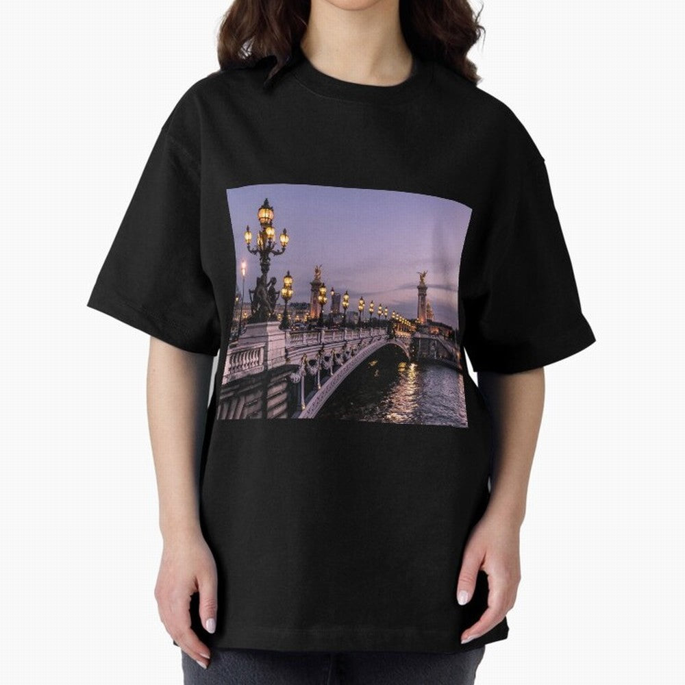 Paris view bridge Premium T-Shirt Show Match Day Excitement for the FIFA World Cup 2026 Journey through Haaland and Mbappe Highlights, Spain Pride, Stadium Chants, National Pride, Trophy Dreams and Unforgettable Football Memories; Ideal for