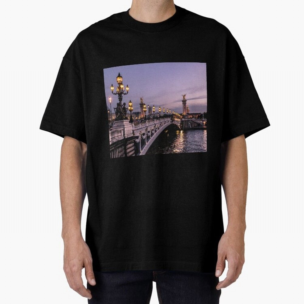Paris view bridge Premium T-Shirt Show Match Day Excitement for the FIFA World Cup 2026 Journey through Haaland and Mbappe Highlights, Spain Pride, Stadium Chants, National Pride, Trophy Dreams and Unforgettable Football Memories; Ideal for