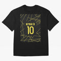 Neymar - Paris 2023 Graphic T-Shirt Show Match Day Excitement for FIFA World Cup 2026 for Fans of Cristiano Ronaldo, Haaland and CR7 and Brazil, Bringing Tournament Hype, Historic Matchups, Family Viewing Parties and Global Sports Pride; Great for