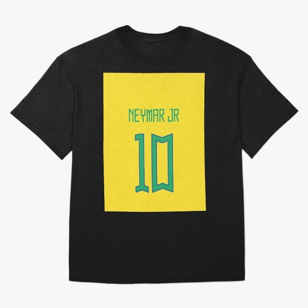 Neymar - Brazil 2022 Graphic T-Shirt Live the Energy of Match Day Hype around FIFA World Cup 2026 Group Stage, Messi, Neymar and Mbappe, Argentina and Brazil, Sports Nostalgia, International Competition, Famous Players and Unforgettable Victories;