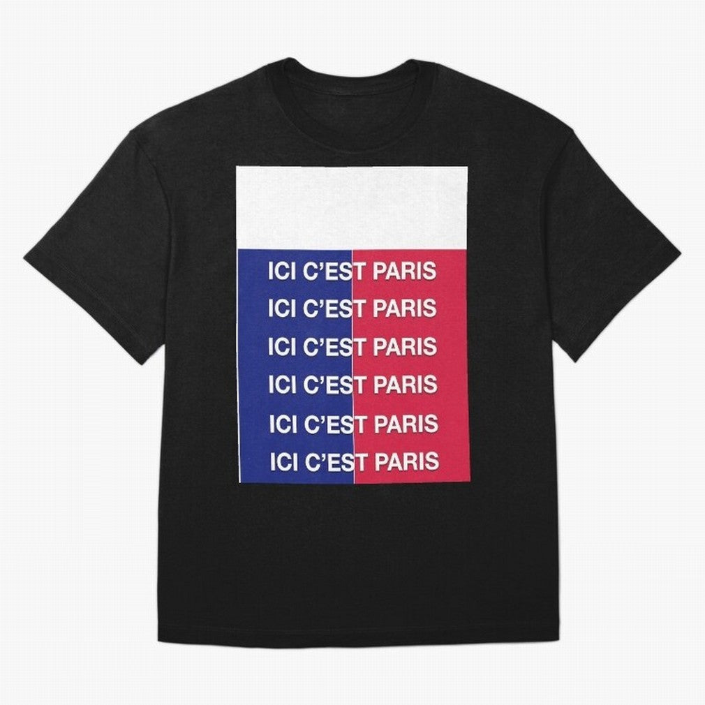 ICI C'EST PARIS Graphic T-Shirt Celebrate Rivalries and Pride in the FIFA World Cup 2026 Journey through Mbappe Highlights, England Pride, Football Festival Excitement, Trophy Ambitions, Country Rivalries and Star Player Buzz; Created for Match Day