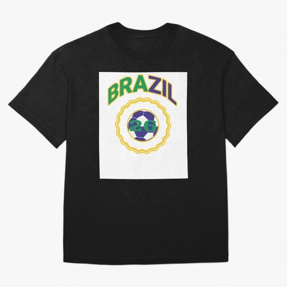 brazil 2026 world cup soccer badge Premium T-Shirt Enjoy the Biggest Football Party of Match Day Hype around FIFA World Cup 2026 USA Canada Mexico, Neymar, Haaland and Cristiano Ronaldo, England, France and Netherlands, Classic Soccer Heritage,