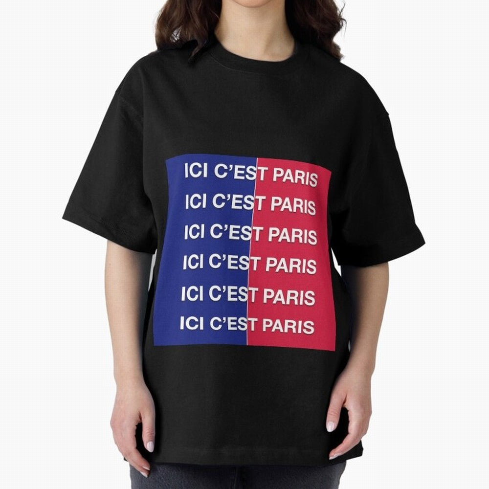 ICI C'EST PARIS Premium T-Shirt Celebrate the Stars of Match Day Hype around FIFA World Cup 2026 USA Canada Mexico, Haaland, Argentina and Brazil, Football Festival Excitement, Trophy Ambitions, Country Rivalries and Star Player Buzz; Ideal for